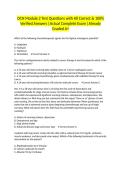 OCN Module 2 Test Questions with All Correct & 100&percnt; Verified Answers &vert;Actual Complete Exam &vert;Already Graded A&plus;
