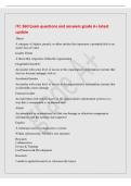 ITC 360 Exam questions and answers grade A&plus; latest&NewLine;update&NewLine;Threat&NewLine;A category of objects&comma; people&comma; or other entities that represents a potential risk to an&NewLine;asset's loss of value&NewLine;Insider Threat&NewLine;A threat that originates within the organization&NewLine;Di