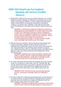 AHIP Complete Bundle 2026&sol;2027 &vert; Final Exam&comma; Certification Review & Exam Bank &vert; Verified Questions and Answers