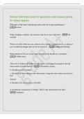 Illinois CNA State exam D questions and answers grade&NewLine;A&plus; latest update&NewLine;What part of the hand washing procedure gets rid of germs&sol;pathogens&quest; -&NewLine;Friction&NewLine;When feeding a resident&comma; who chooses what he or she is fed next&quest; - The&NewLine;resident&NewLine;What is it called 