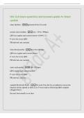 HSC 310 Exam questions and answers grade A&plus; latest&NewLine;update&NewLine;sinus rhythms - generated from SA node&NewLine;normal sinus rhythm - rate &equals; 60 to 100bpm&NewLine;QRS are regular and normal&sol;narrow &lpar;0&period;08-0&period;12&rpar;&NewLine;P wave for every Q