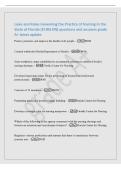 Laws and Rules Governing the Practice of Nursing in the&NewLine;State of Florida &lpar;ECHELON&rpar; questions and answers grade&NewLine;A&plus; latest update&NewLine;Protect&comma; promote&comma; and improve the health of all people&period; - DOH&NewLine;Created within the Florida Department of Health&period; - FBON&NewLine;Stat