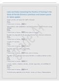 Laws and Rules Governing the Practice of Nursing in the&NewLine;State of Florida &lpar;Echelon&rpar; questions and answers grade&NewLine;A&plus; latest update&NewLine;Protect&comma; promote&comma; and improve the health of all people&period;&NewLine;DOH&NewLine;FBON&NewLine;Florida Center for Nursing - doh&NewLine;State workforce center
