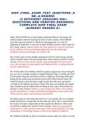AHIP Exam Test Bundle &vert; 2 Complete Exam Reviews &vert; 500&plus; Verified Questions and Answers