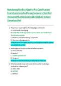 New Jersey Medical Gas Verifier Certification Exam 2025&sol;2026 &ndash; Practice Questions with Verified Answers & Detailed Rationales &vert; NFPA 99 & ASSE 6010 Prep 