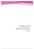 Samenvatting Mediapsychologie &vert; K001174 &vert; UGent &vert; 2025&sol;26
