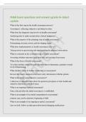 N360 Exam questions and answers grade A&plus; latest&NewLine;update&NewLine;What is the first step in the health assessment process&quest;&NewLine;Assessment&colon; collecting subjective and objective data&period;&NewLine;What does the diagnosis step involve in health assessment&quest;&NewLine;Analyzing data to make an