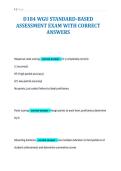 D184 WGU STANDARD-BASED&NewLine;ASSESSMENT EXAM WITH CORRECT&NewLine;ANSWERS