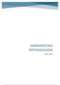 Samenvatting Methodologie van de sociale wetenschappen &vert; Ugent &vert; 2025&sol;26