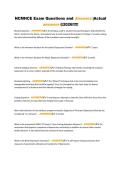 NCMHCE Exam Questions and Answers &vert;Actual&NewLine;answers &commat;2026&excl;&excl;&excl;&excl;&excl;