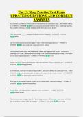 The Ce Shop Practice Test Exam &NewLine;UPDATED QUESTIONS AND CORRECT &NewLine;ANSWERS