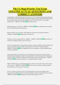 The Ce Shop Practice Test Exam &NewLine;UPDATED ACTUAL QUESTIONS AND &NewLine;CORRECT ANSWERS