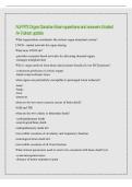 Bioethics Organ Donation and Transplantation Exam questions and answers Graded A&plus; &vert; latest update Organ Donation - Uniting of an organ or tissue taken from one person &lpar;donor&rpar; and grafted into the body of another &lpar;recipient&rpar; Social Worth - Who is the s