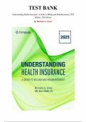 Understanding Health Insurance&colon; A Guide to Billing and Reimbursement&comma; 2025 Edition&comma; 20th Edition &mdash; by Michelle Green &vert; Complete Test Bank &lpar;Ch&period; 1-16&rpar;