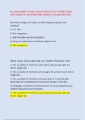 BUL 5810 NEWEST ACTUAL EXAM 2 UPDATED TEST PAPER SOLVED &NewLine;WITH COMPLETE QUESTIONS AND ANSWERS GUARANTEED PASS