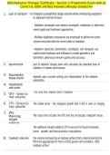 ONS Radiation Therapy Certificate - Section 3 &lpar;Treatment&rpar; Exam with all Correct & 100&percnt; Verified Answers &vert;Already Graded A&plus;