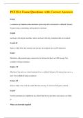 PCI ISA Exam Questions with Correct Answers
