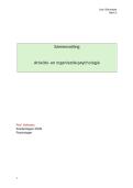 Samenvatting Arbeids- en Organisatiepsychologie &vert; VUB &vert; 2025&sol;26
