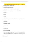 PCI ISA Test Questions with Correct Answers