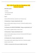 PCI - ISA Exam Review Questions with&NewLine;Correct Answers