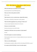 PCI - ISA Review Questions with Correct&NewLine;Answers