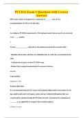 PCI ISA Exam 1 Questions with Correct&NewLine;Answers