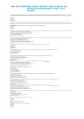 WGU C838 Managing Cloud Security Final Exam OA Questions&comma; Answers and Rationales 2027