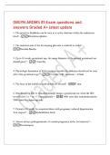 OBGYN ARDMS STUDY GUIDE Exam questions and answers Graded A&plus; latest update What is the maternal side of the placenta&quest; - Decidua Basalis What is the maximum diameter of a follicular cyst in the ovary&quest; - 25mm What is the measurement taken from posterior