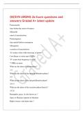 OB&sol;GYN ARDMS 26 Exam questions and&NewLine;answers Graded A&plus; latest update&NewLine;Premenarche&NewLine;time before the onset of menses&NewLine;Menarche&NewLine;onset of menstruation&NewLine;Premenopause&NewLine;time period before menop