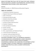 BARKLEY DRT PMHNP PRACTICUM 1 PRE-TEST EXAM STUDY GUIDE &vert; TESTBANK &vert;&NewLine;PRACTICE QUESTIONS & ANSWERS &vert; EXAM PREPARATION &vert; ADVANCED REVIEW &vert;&NewLine;COMPREHENSIVE PRACTICE EXAM &vert; LATEST UPDATE 2026&sol;2027