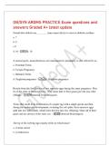 OB&sol;GYN ARDMS PRACTICE Exam questions and&NewLine;answers Graded A&plus; latest update&NewLine;Neural tube defects are&lowbar;&lowbar;&lowbar;&lowbar;&lowbar;&lowbar;&lowbar;&lowbar;&lowbar;times more likely to occur in diabetic mothers&NewLine;a&period; 7&NewLine;b&period; 8&NewLine;c&period;9&NewLine;d&period; 10 - d&period; 10&NewLine;A monozygotic&comma; monochorionic and monoamniotic pregnancy is also refe