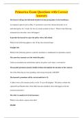 Primerica Exam Questions with Correct&NewLine;Answers