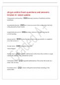 ob gyn ardms Exam questions and answers&NewLine;Graded A&plus; latest update&NewLine;Velamentous cord insertion - Abnormal insertion of umbilical cord into&NewLine;membranes&NewLine;succenturiate placenta - one or more accessory lobes connected to the body&NewLine;of the placenta by blood vesse