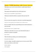 Qualys VMDR Questions with Correct Answers