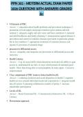 PPN 302 - MIDTERM ACTUAL EXAM PAPER&NewLine;2026 QUESTIONS WITH ANSWERS GRADED&NewLine;A&plus;