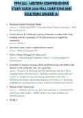 PPN 302 - MIDTERM COMPREHENSIVE&NewLine;STUDY GUIDE 2026 FULL QUESTIONS AND&NewLine;SOLUTIONS GRADED A&plus;