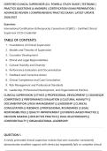 CERTIFIED CLINICAL SUPERVISOR &lpar;D&period;J&period; POWELL&rpar; exam STUDY GUIDE &vert; TESTBANK &vert;&NewLine;PRACTICE QUESTIONS & ANSWERS &vert; CERTIFICATION EXAM PREPARATION &vert;&NewLine;ADVANCED REVIEW &vert; COMPREHENSIVE PRACTICE EXAM &vert; LATEST UPDATE&NewLine;2026&sol;2027