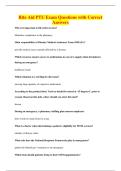 Rite Aid PTU Exam Questions with Correct&NewLine;Answers