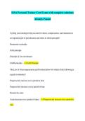 ISSA PERSONAL TRAINER CERTIFICATION EXAM &vert; COMPLETE SOLUTIONS &vert; VERIFIED QUESTIONS AND ANSWERS &vert; ALREADY PASSED &vert; 2026&ndash;2027