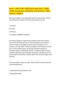 NSG 3160 Exam 1 Health Assessment Practice Questions & Verified Answers &lpar;Latest 2025&ndash;2026 Update&rpar; &vert; Comprehensive Nursing Exam Review &vert; Grade A&plus;