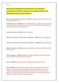 WGU D430 Fundamentals of Information Security OA Final Exam Questions&comma; Answers and Rationales 2027&NewLine;