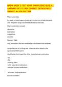 NR546 WEEK 2&colon; TEST YOUR KNOWLEDGE QUIZ ALL ANSWERS GET IT 100&percnt; CORRECT DETAILED BEST GRADED A&plus; FOR SUCCESS