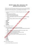 ACTUAL 2026-2027 Medical Office Administrative Skills &lpar;MED104&rpar; Final Exam Study Guide