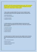 WGU D659 Assessing and Monitoring Student Learning OA Final Exam Questions&comma; Answers and Rationales 2027