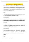 SP7 Questions with Correct Answers