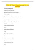 TSSA G3 Exam 1 Questions and Correct&NewLine;Answers