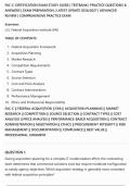 FAC-C CERTIFICATION EXAM STUDY GUIDE &vert; TESTBANK &vert; PRACTICE QUESTIONS &&NewLine;ANSWERS &vert; EXAM PREPARATION &vert; LATEST UPDATE 2026&sol;2027 &vert; ADVANCED&NewLine;REVIEW &vert; COMPREHENSIVE PRACTICE EXAM