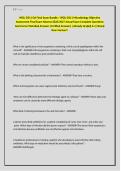 WGU D311 Microbiology OA Final Exam Questions&comma; Answers and Rationales 2027