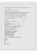 Php 360 final Exam questions and answers grade A&plus;&NewLine;latest update&NewLine;What is the goal of the joint commission&quest;&NewLine;continuously improve health care for the public by evaluating health care&NewLine;organizations and inspiring them to provide safe and effective care&NewLine;Wh