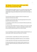 JBL Module 3 Practice Exam &vert; Practice Questions & Verified Answers &vert; Latest 2025 EMT Exam Review & Study Guide